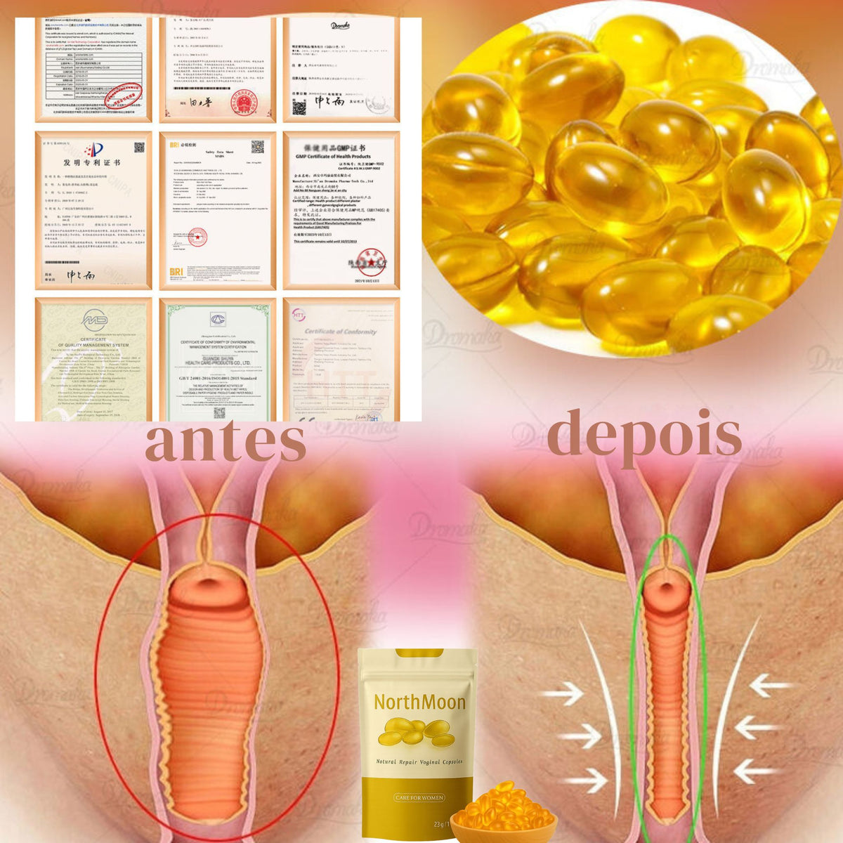 Cápsulas Vaginales 6 en 1 | Mejoran la lubricación y despiertan tu libido de forma natural - VagiComprex™