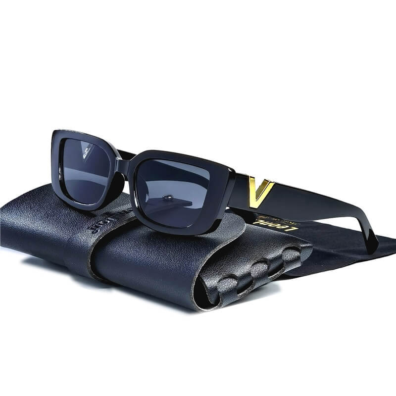 Gafas Retro con Montura Rectangular